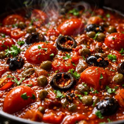 Image of Simple Puttanesca Sauce