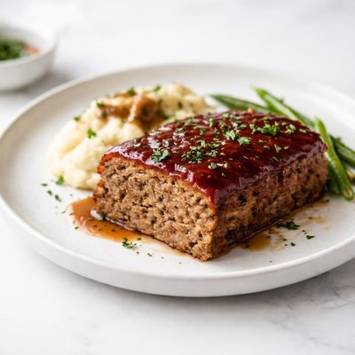 Image of Simple Ranch House Meatloaf