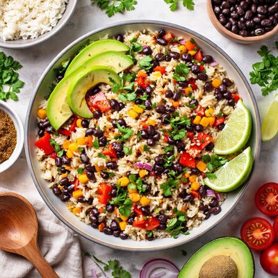 Image of Simple Rice and Beans