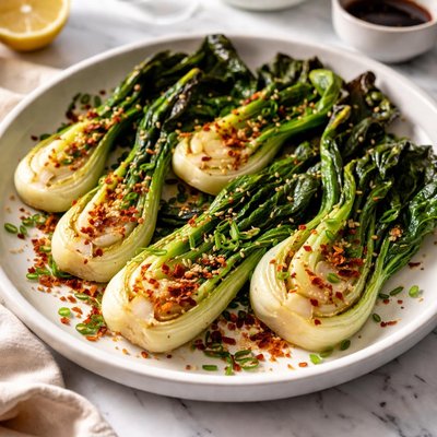 Image of Simple Roasted Baby Bok Choy
