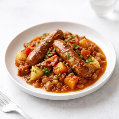Image of Simple Sausage Casserole