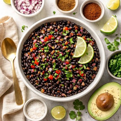 Image of Simple Seasoned Black Beans