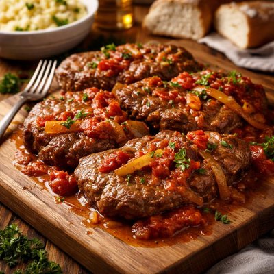 Image of Simple Slow Cooker Italian Steaks