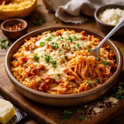 Image of Simple Spaghetti Squash Parmesan