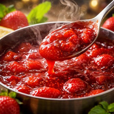 Image of Simple Strawberry Sauce