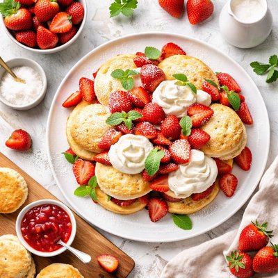 Image of Simple Strawberry Shortcake