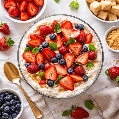 Image of Simple Strawberry Trifle