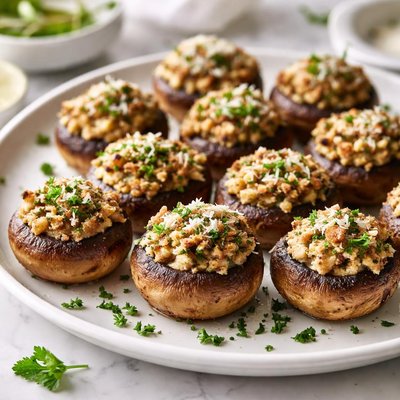 Image of Simple Stuffed Mushrooms