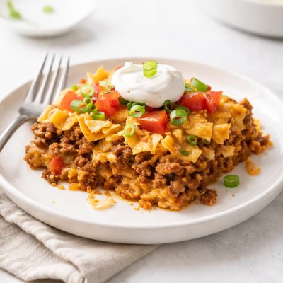 Image of Simple Taco Casserole for Picky Eaters and Kids
