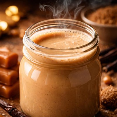 Image of Simple Toffee Flavored Creamer in a Jar