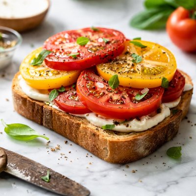Image of Simple Tomato Sandwich