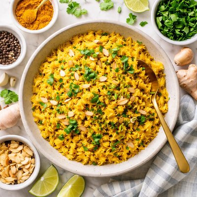 Image of Simple Turmeric Rice