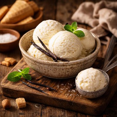 Image of Simple Vanilla Ice Cream