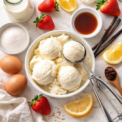 Image of Simple Vanilla Ice Milk