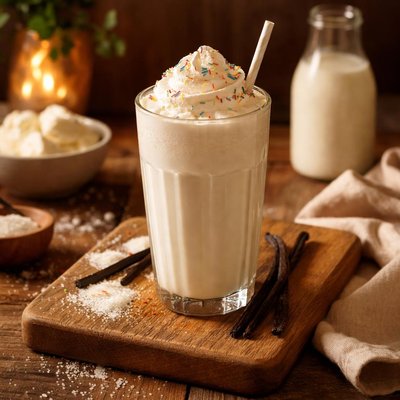 Image of Simple Vanilla Milkshake
