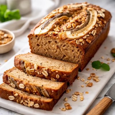 Image of Simple Vegan Banana Bread
