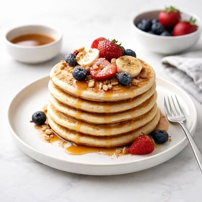 Image of Simple Vegan Pancakes
