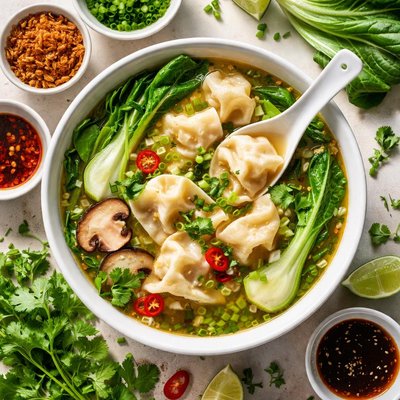 Image of Simple Won Ton Soup