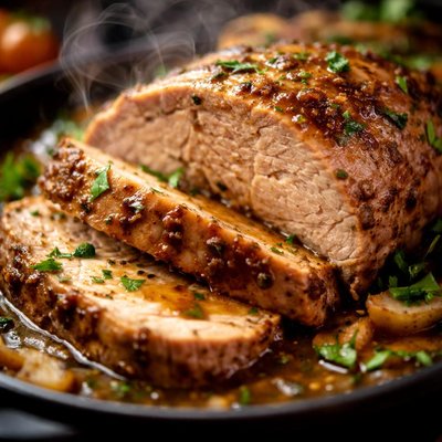 Image of Simply Delicious Crock Pot Pork Loin
