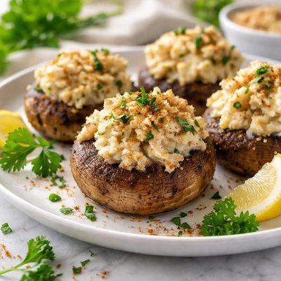 Image of Simply the Best Crab Stuffed Mushrooms