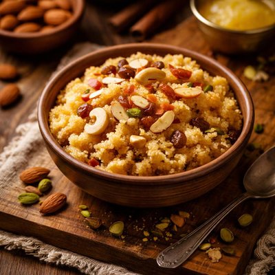 Image of Sinful and Heavenly Divine Semolina Halwa