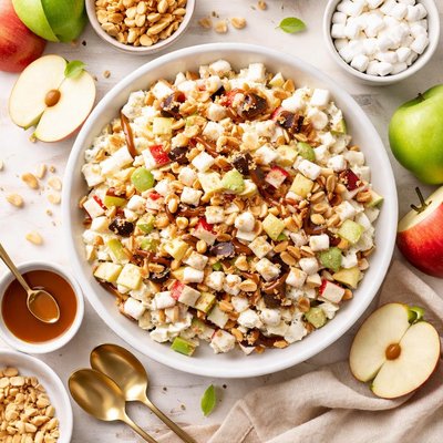 Image of Sinfully Silly Snickers Apple Fruit Salad