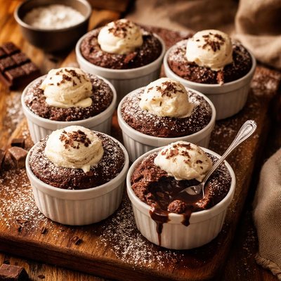 Image of Six Minute Soft Centred Chocolate Puddings