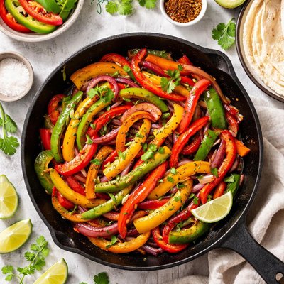 Image of Whole30 Sizzling Fajita Veggies