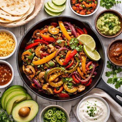 Image of Sizzling Vegetable Fajitas Tgif Copycat