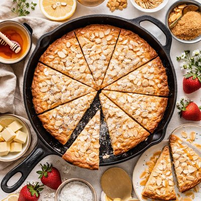 Image of Skillet Almond Shortbread