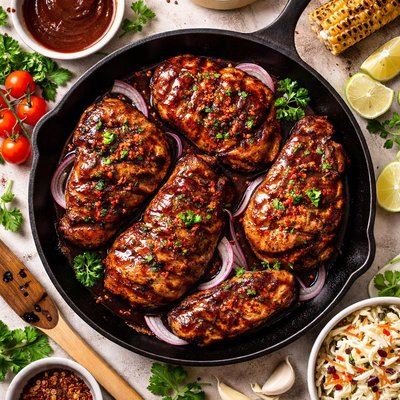 Image of Skillet Barbecue Pork Chops