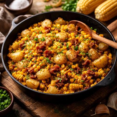 Image of Skillet Corn and Potatoes