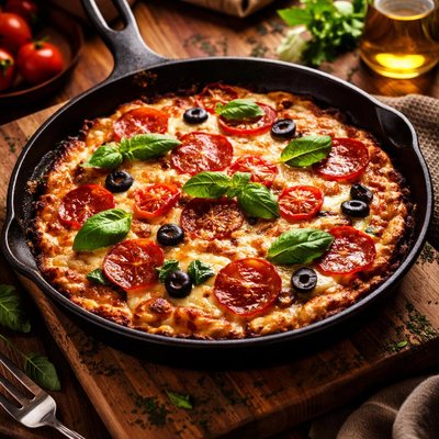 Image of Skillet Low Carb Pizza