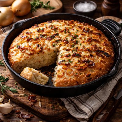 Image of Skillet Onion Bread