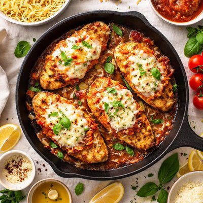 Image of Skillet Parmesan Chicken