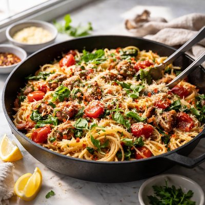 Image of Skillet Pasta Dinner