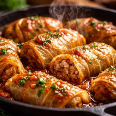 Image of Skillet Piggies Cabbage Rolls