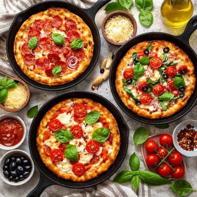 Image of Skillet Pizzas