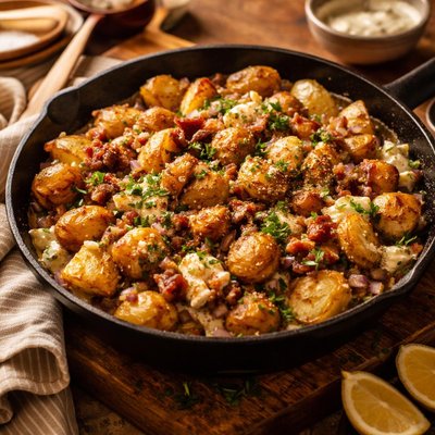 Image of Skillet Roasted Potato Salad