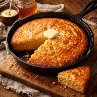 Image of Skillet Sizzled Buttermilk Cornbread