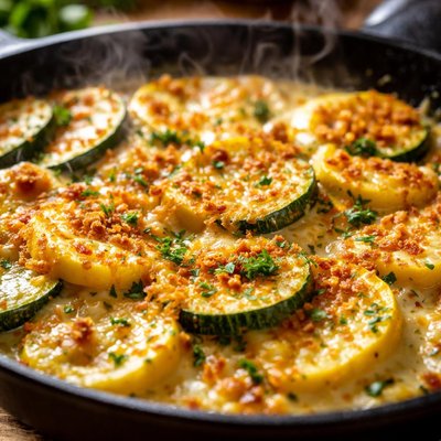 Image of Skillet Squash Au Gratin