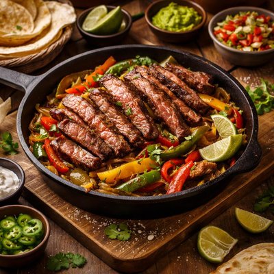 Image of Skillet Steak Fajitas