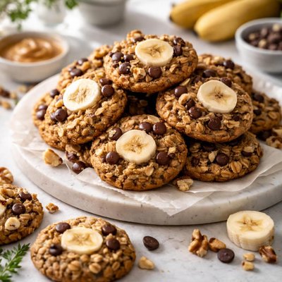 Image of Skinny Chunky Monkey Cookies