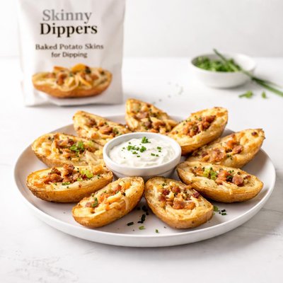 Image of Skinny Dippers Baked Potato Skins for Dipping