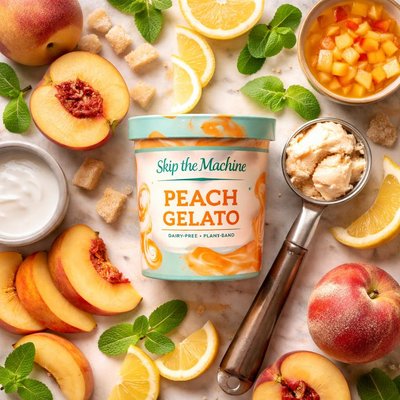 Image of Skip the Machine Peach Gelato