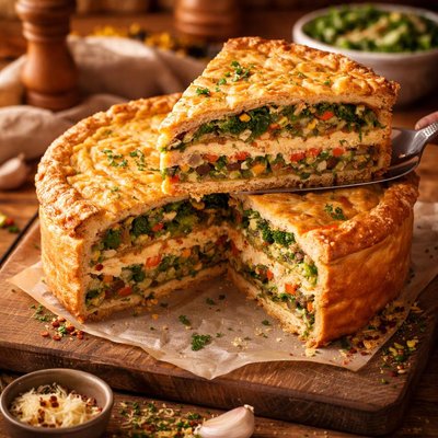 Image of Sky High Veggie Pie