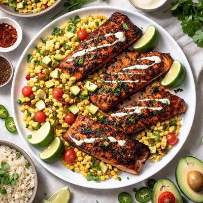 Image of Slammin Blackened Salmon