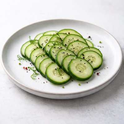 Image of Sliced Cucumbers