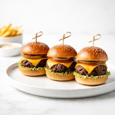 Image of Sliders Mini Burgers W Cheese