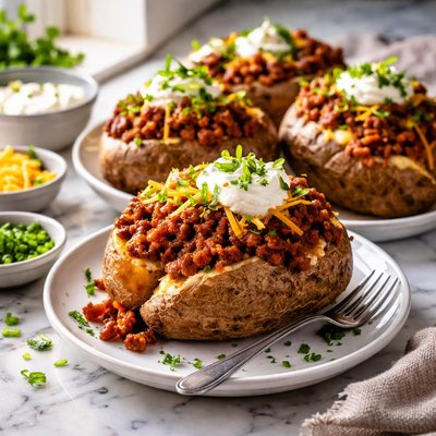 Image of Sloppy Joe Baked Potatoes
